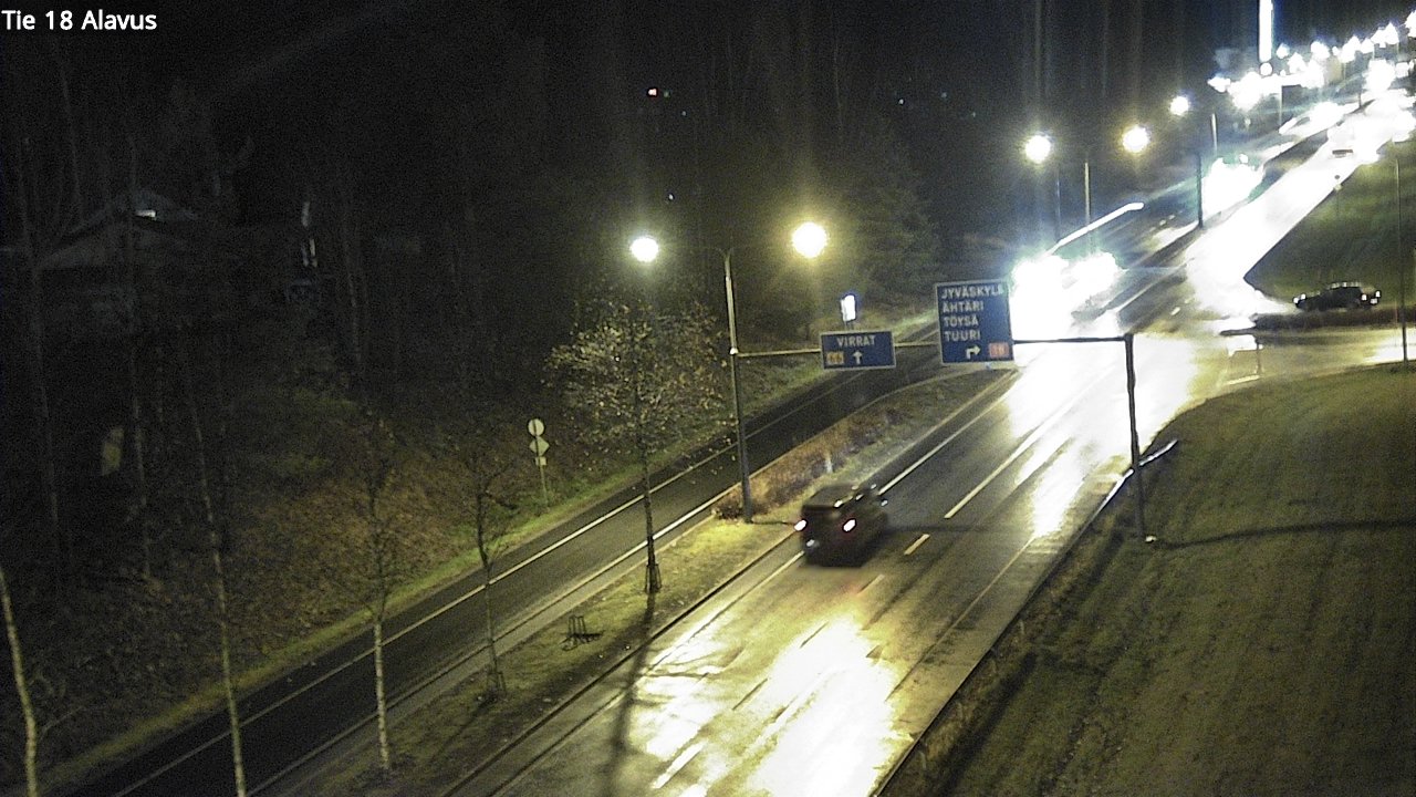 Weather Camera Image Road 18 Alavus, Alavus, Etelä-Pohjanmaa