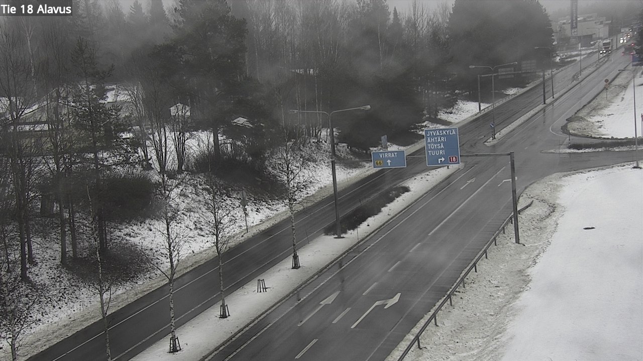 Weather Camera Image Road 18 Alavus, Alavus, Etelä-Pohjanmaa