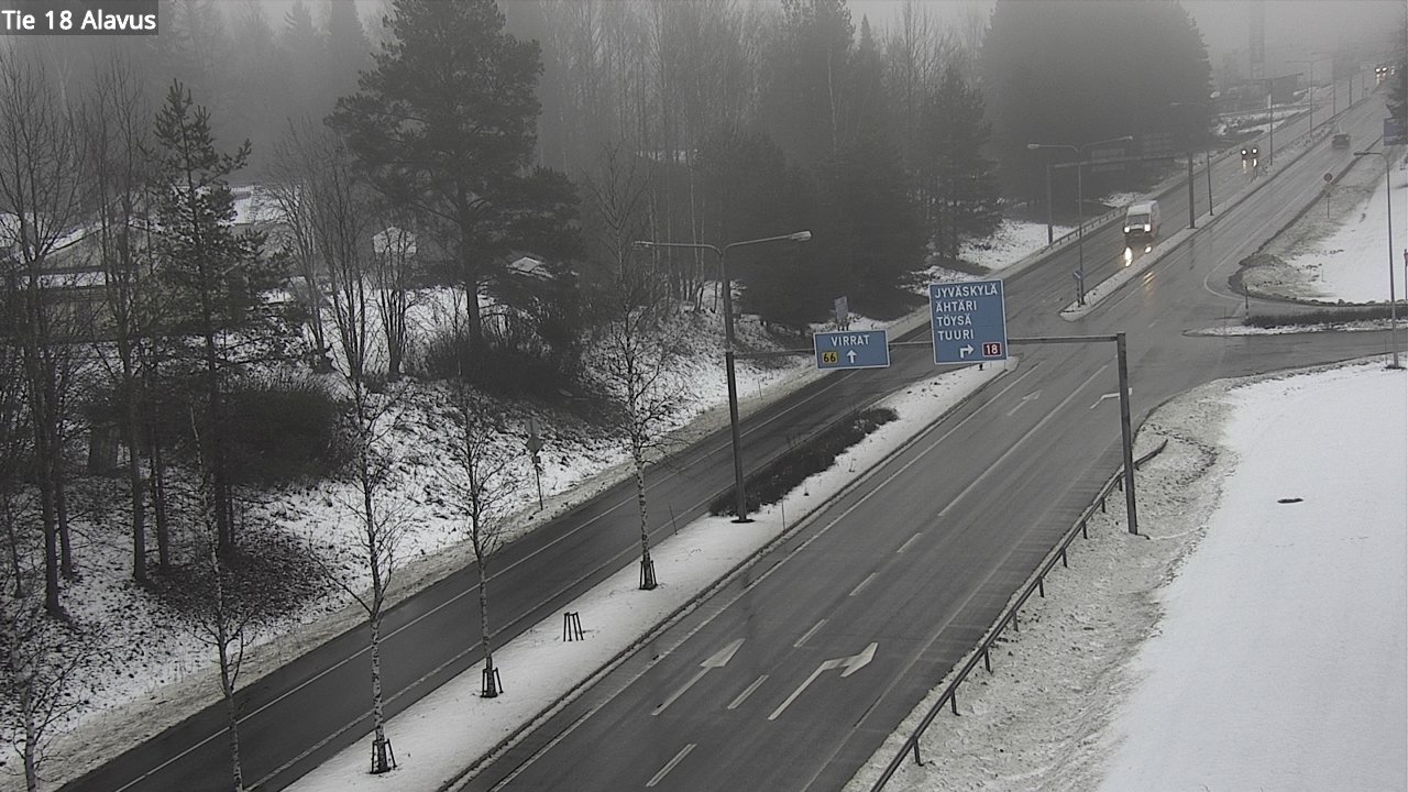 Weather Camera Image Road 18 Alavus, Alavus, Etelä-Pohjanmaa