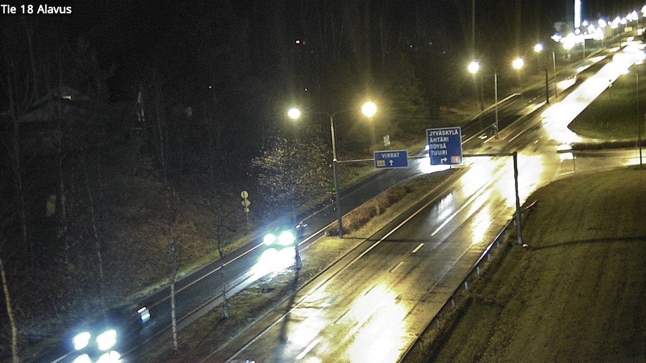 Weather Camera Image Road 18 Alavus, Alavus, Etelä-Pohjanmaa