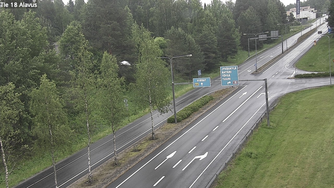 Weather Camera Image Road 18 Alavus, Alavus, Etelä-Pohjanmaa
