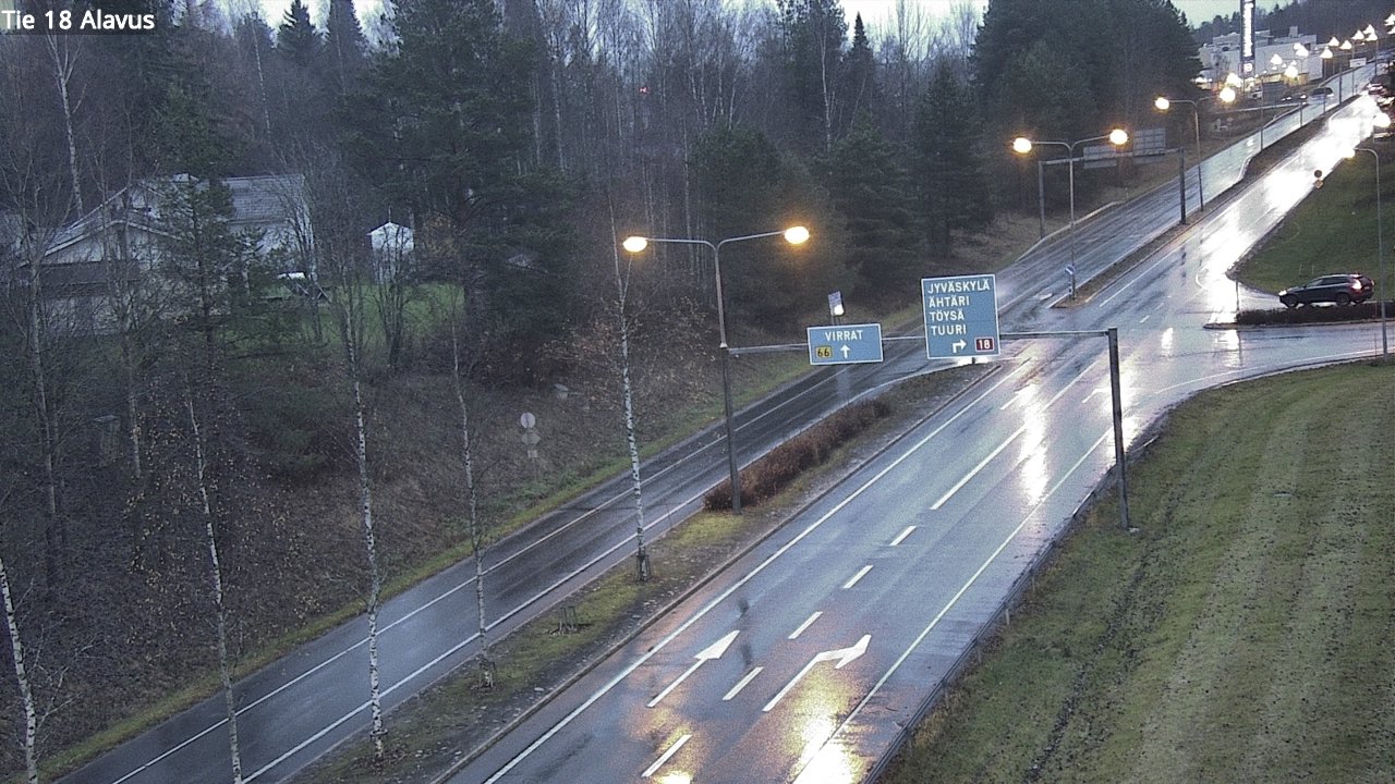 Weather Camera Image Väg 18 Alavo, Alavus, Etelä-Pohjanmaa