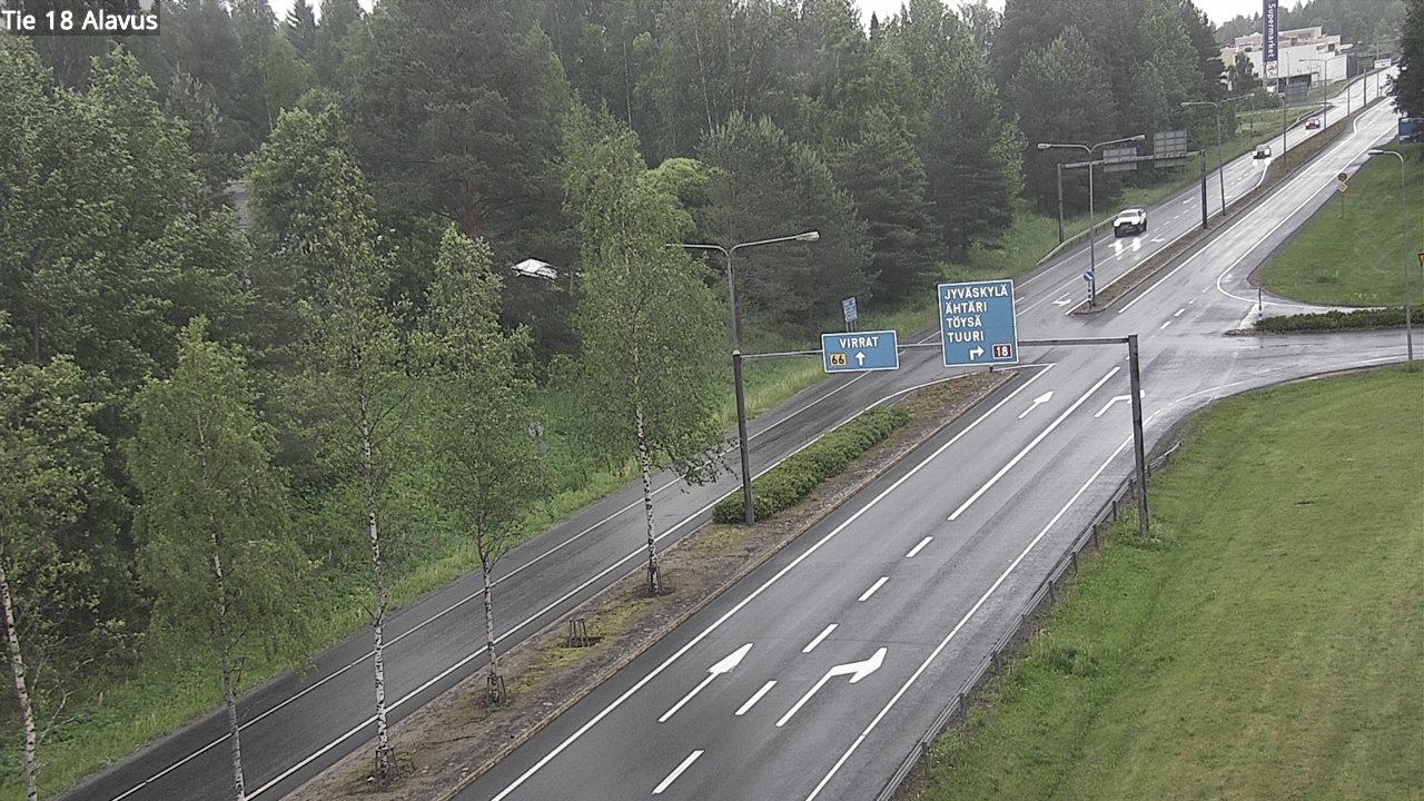 Weather Camera Image Road 18 Alavus, Alavus, Etelä-Pohjanmaa