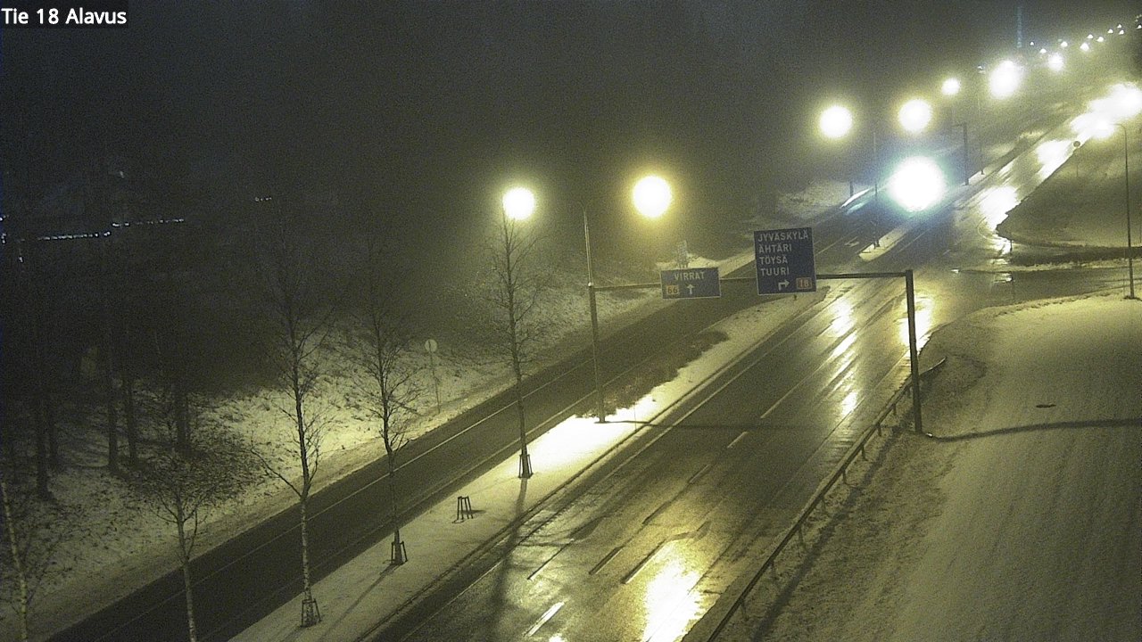 Weather Camera Image Road 18 Alavus, Alavus, Etelä-Pohjanmaa