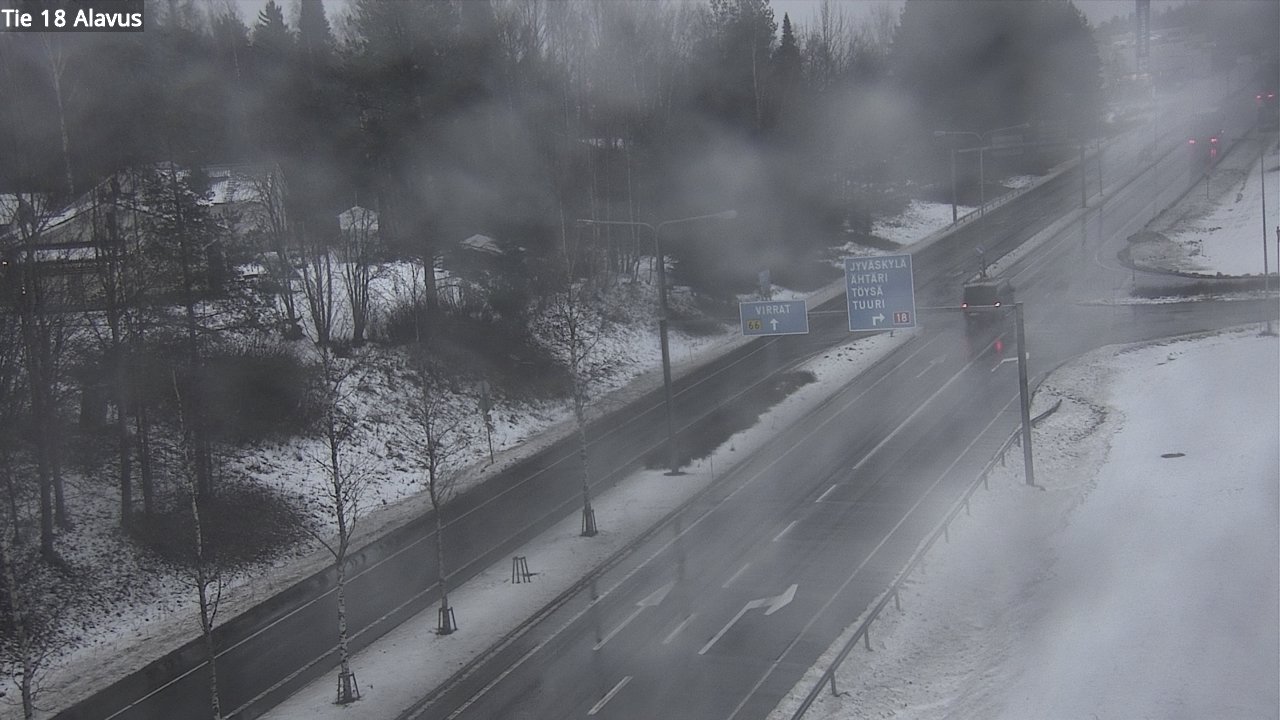Weather Camera Image Road 18 Alavus, Alavus, Etelä-Pohjanmaa