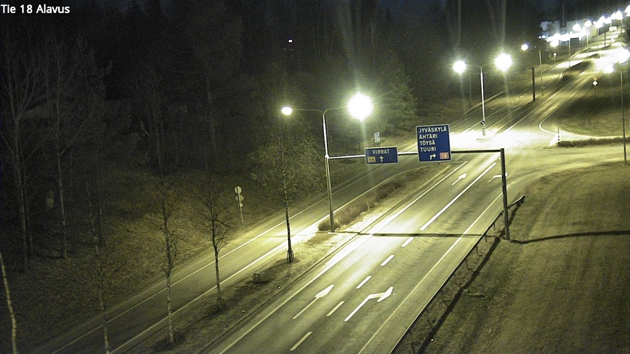 Weather Camera Image Road 18 Alavus, Alavus, Etelä-Pohjanmaa