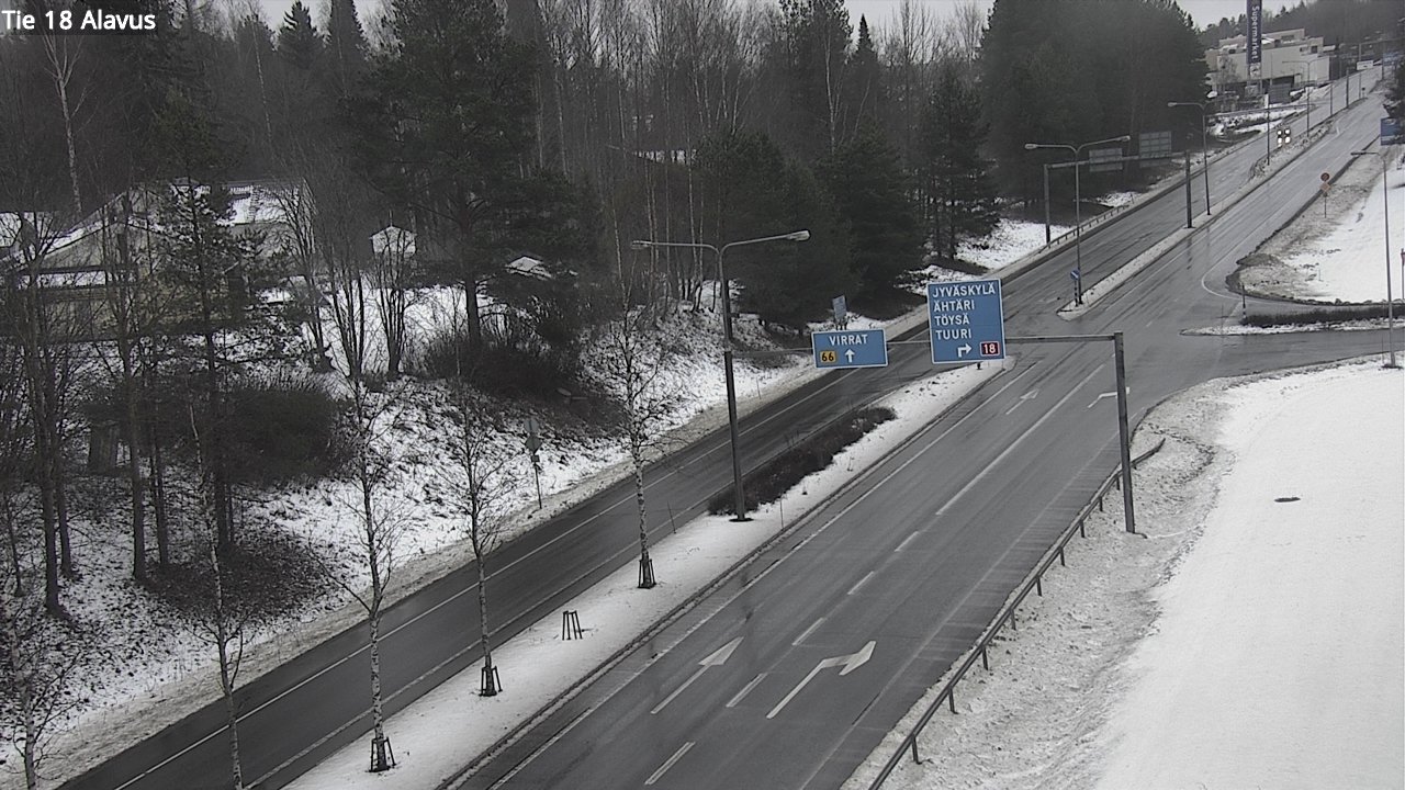 Weather Camera Image Road 18 Alavus, Alavus, Etelä-Pohjanmaa