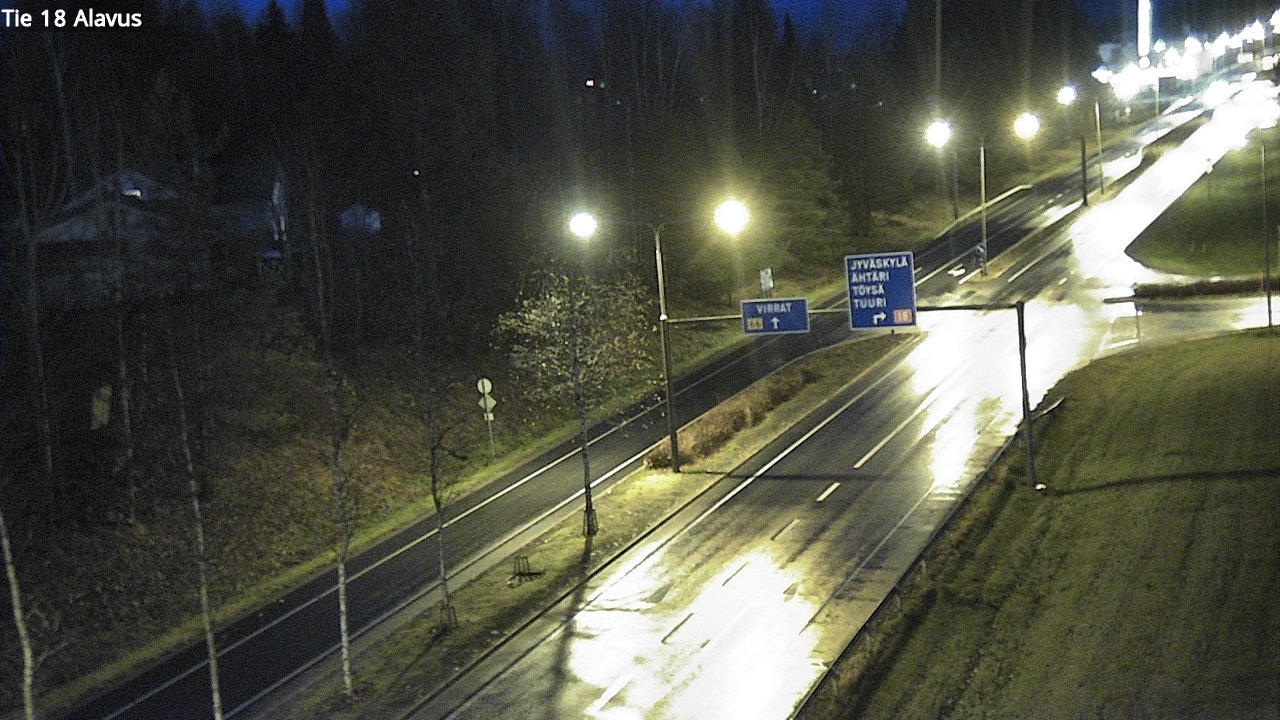 Weather Camera Image Road 18 Alavus, Alavus, Etelä-Pohjanmaa