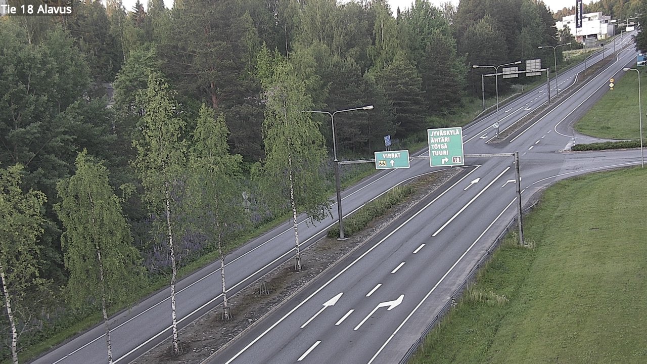 Weather Camera Image Road 18 Alavus, Alavus, Etelä-Pohjanmaa