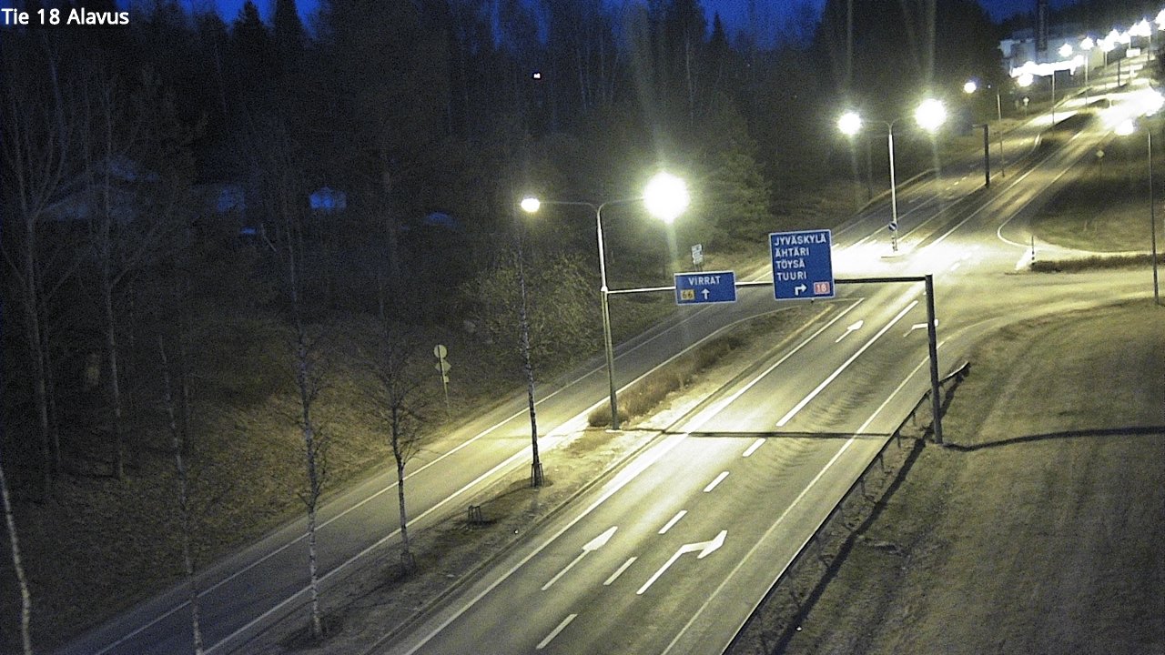 Weather Camera Image Road 18 Alavus, Alavus, Etelä-Pohjanmaa