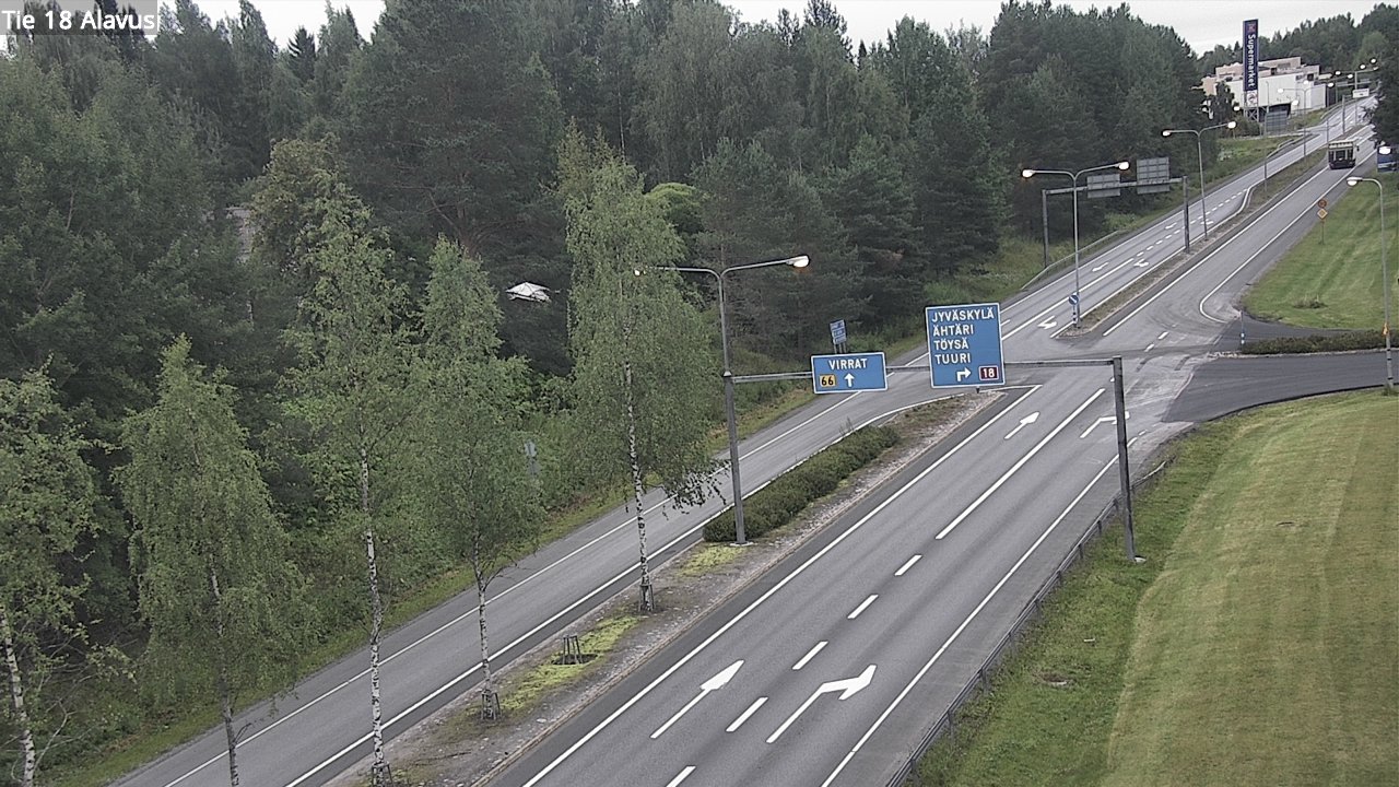 Weather Camera Image Road 18 Alavus, Alavus, Etelä-Pohjanmaa