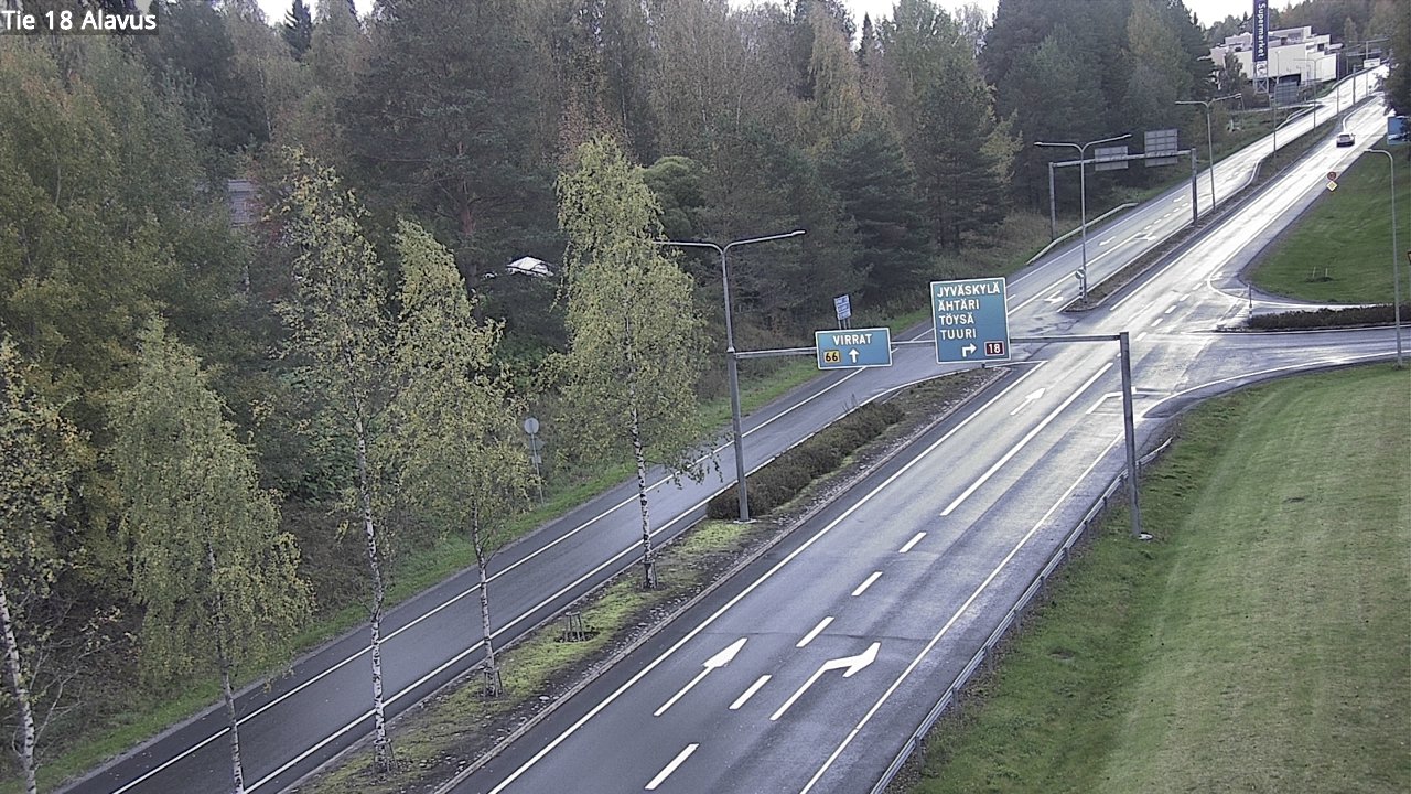 Weather Camera Image Road 18 Alavus, Alavus, Etelä-Pohjanmaa