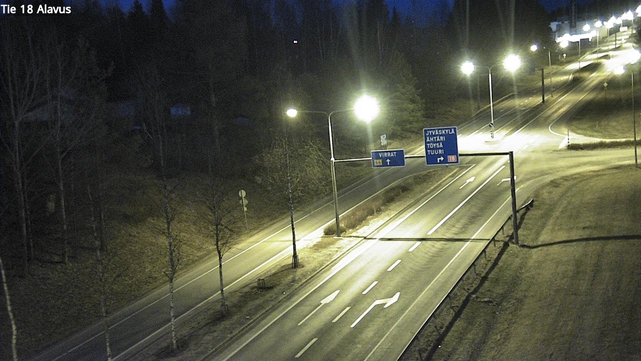 Weather Camera Image Road 18 Alavus, Alavus, Etelä-Pohjanmaa