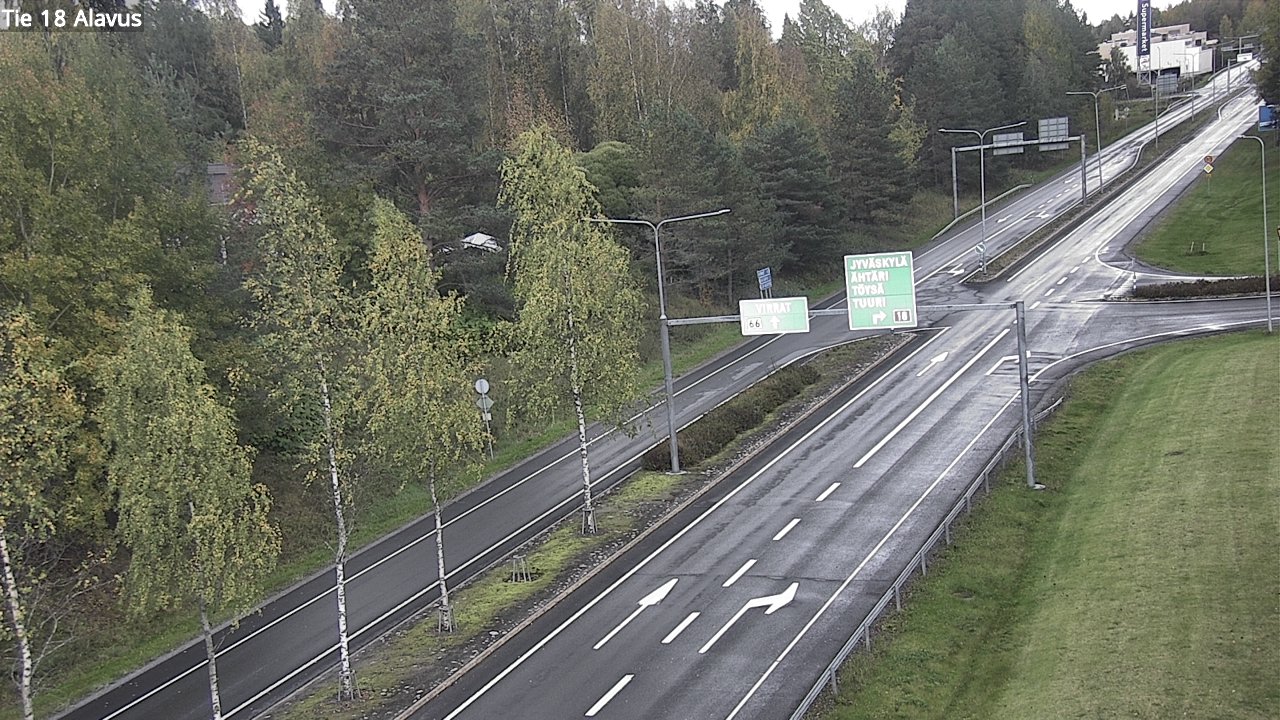 Weather Camera Image Road 18 Alavus, Alavus, Etelä-Pohjanmaa