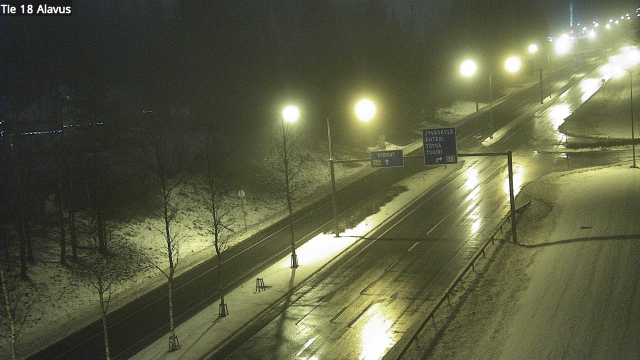 Weather Camera Image Road 18 Alavus, Alavus, Etelä-Pohjanmaa
