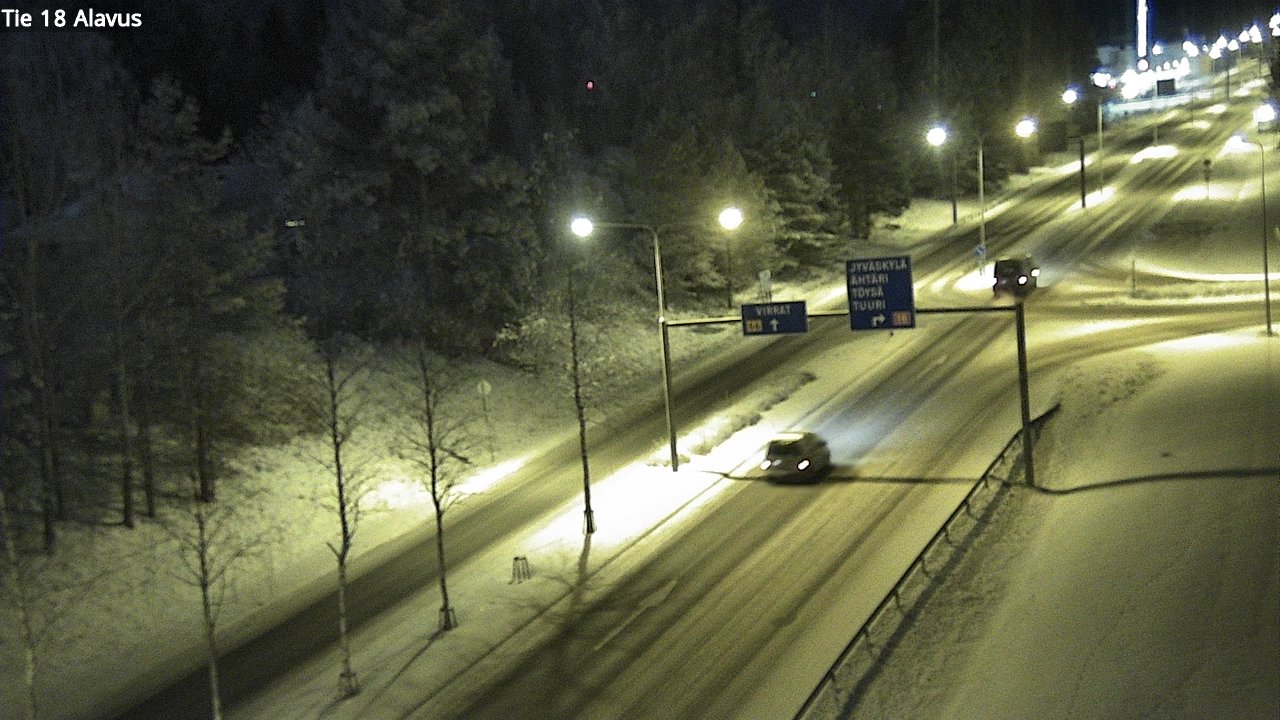 Weather Camera Image Road 18 Alavus, Alavus, Etelä-Pohjanmaa