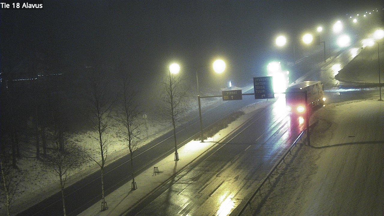 Weather Camera Image Road 18 Alavus, Alavus, Etelä-Pohjanmaa