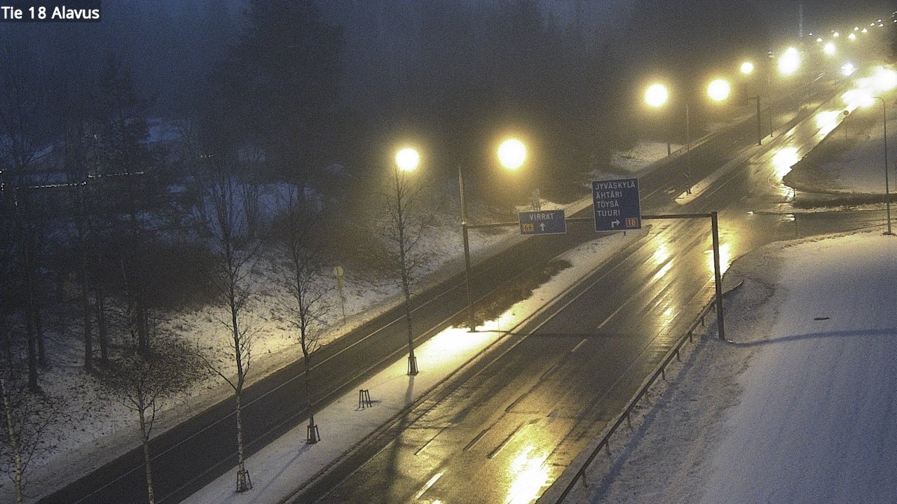 Weather Camera Image Road 18 Alavus, Alavus, Etelä-Pohjanmaa