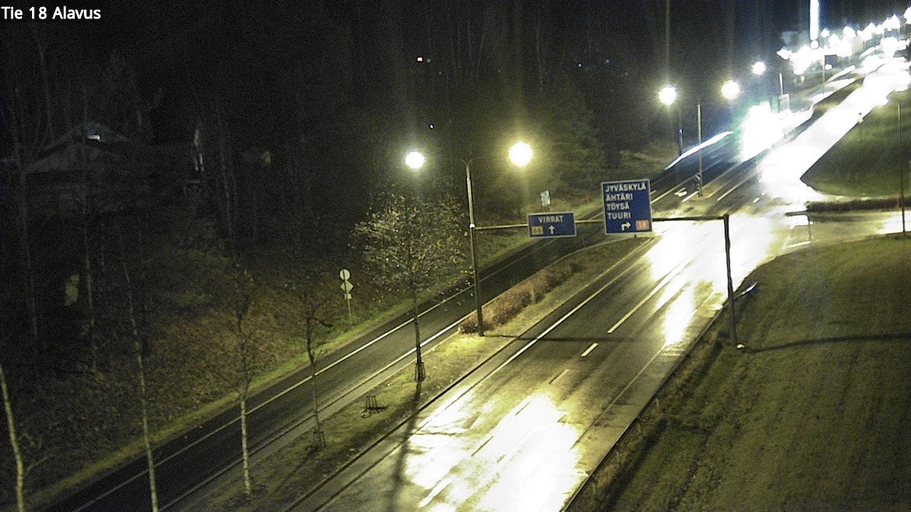 Weather Camera Image Road 18 Alavus, Alavus, Etelä-Pohjanmaa