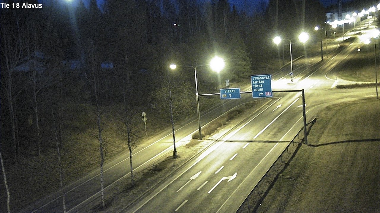 Weather Camera Image Road 18 Alavus, Alavus, Etelä-Pohjanmaa