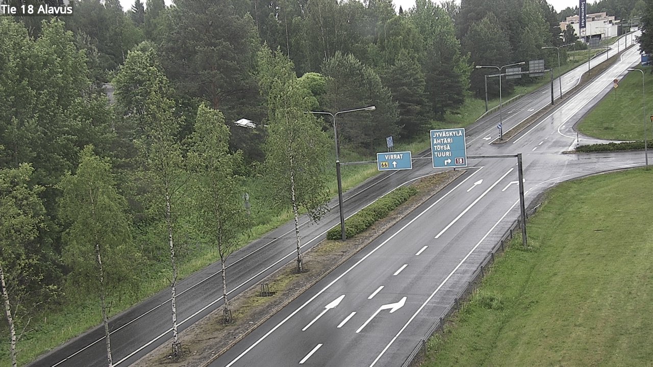 Weather Camera Image Road 18 Alavus, Alavus, Etelä-Pohjanmaa