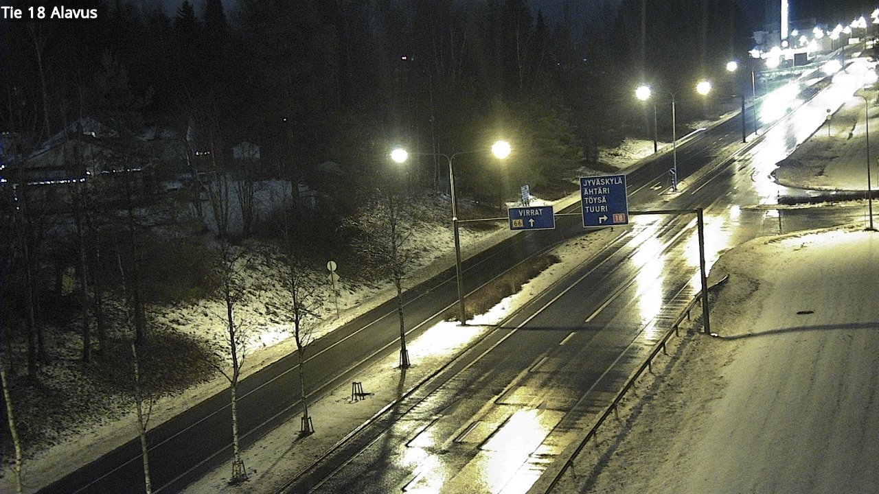 Weather Camera Image Road 18 Alavus, Alavus, Etelä-Pohjanmaa