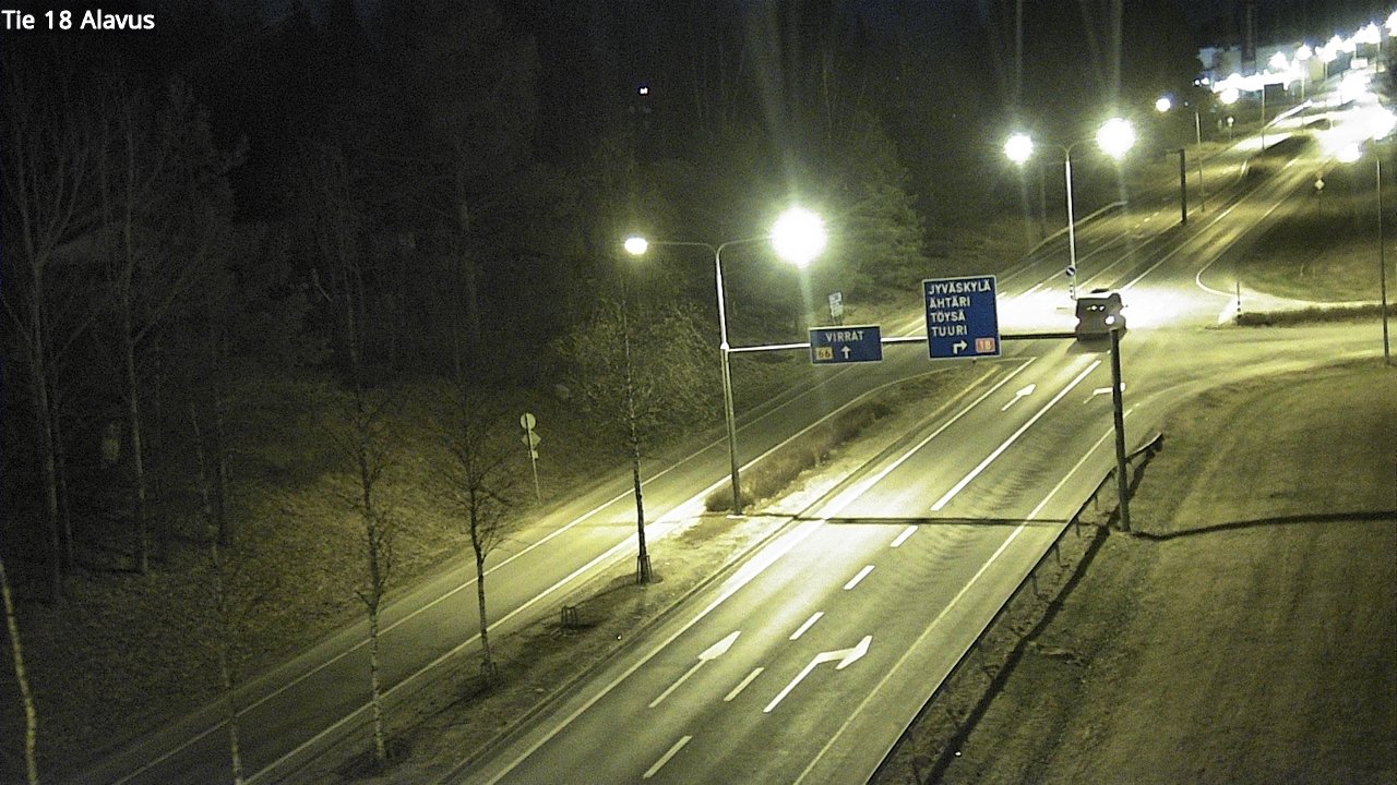 Weather Camera Image Road 18 Alavus, Alavus, Etelä-Pohjanmaa