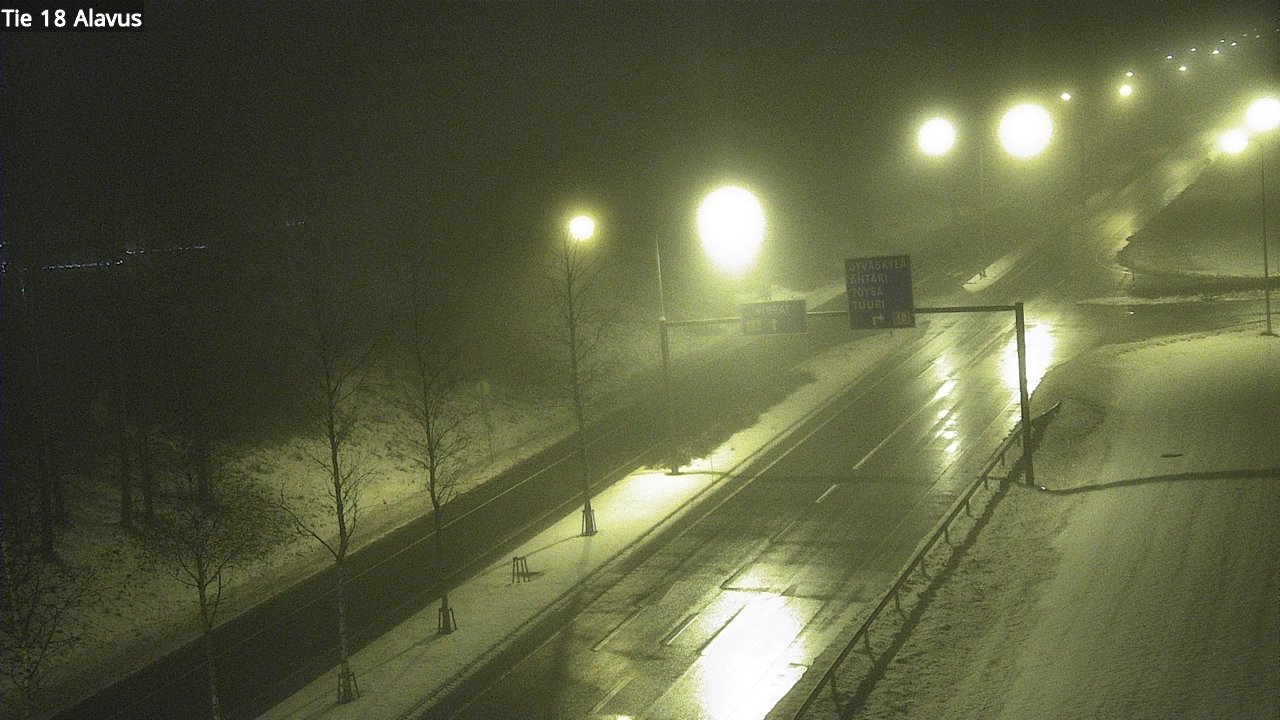 Weather Camera Image Road 18 Alavus, Alavus, Etelä-Pohjanmaa