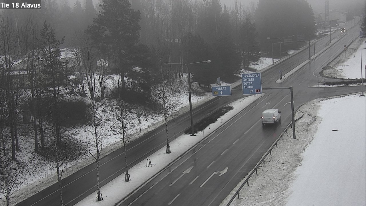 Weather Camera Image Road 18 Alavus, Alavus, Etelä-Pohjanmaa