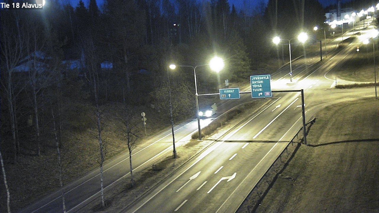 Weather Camera Image Road 18 Alavus, Alavus, Etelä-Pohjanmaa