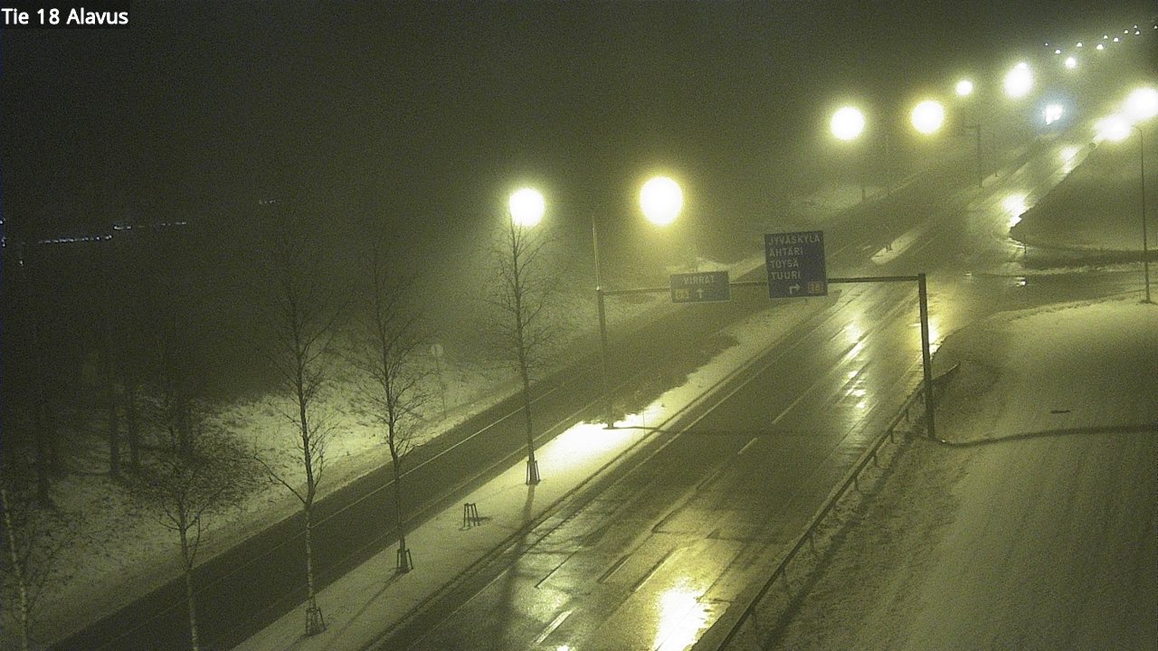 Weather Camera Image Road 18 Alavus, Alavus, Etelä-Pohjanmaa