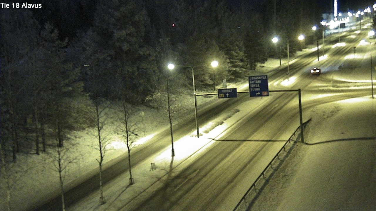 Weather Camera Image Road 18 Alavus, Alavus, Etelä-Pohjanmaa