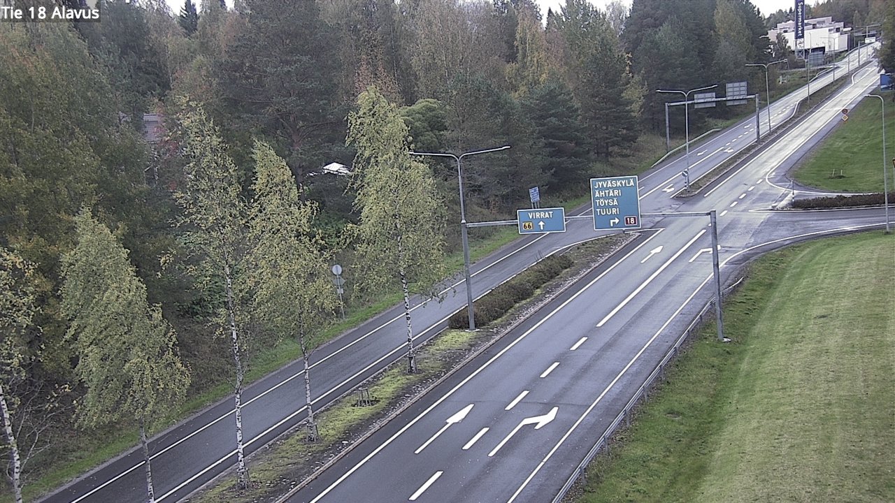 Weather Camera Image Road 18 Alavus, Alavus, Etelä-Pohjanmaa