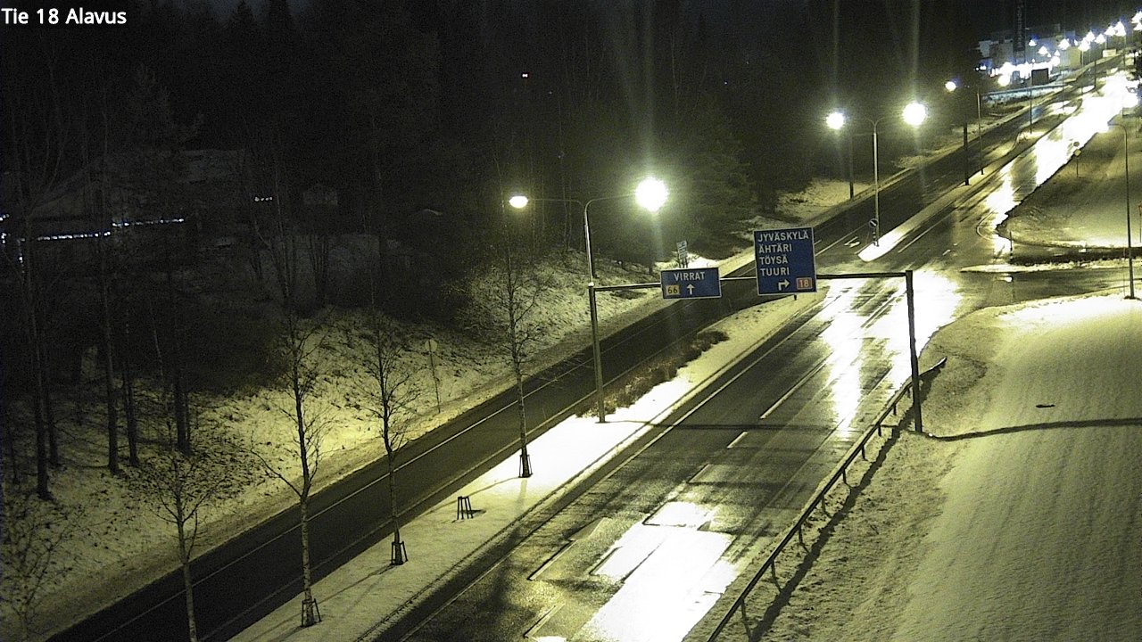 Weather Camera Image Road 18 Alavus, Alavus, Etelä-Pohjanmaa
