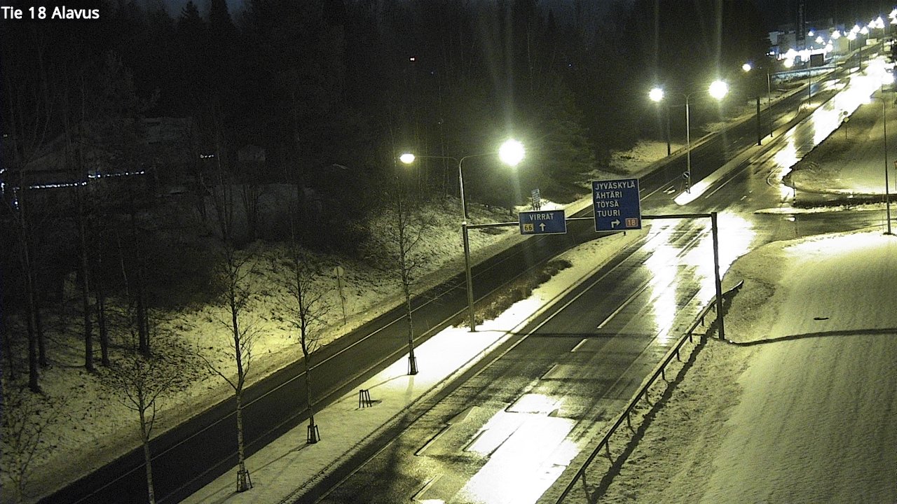 Weather Camera Image Road 18 Alavus, Alavus, Etelä-Pohjanmaa