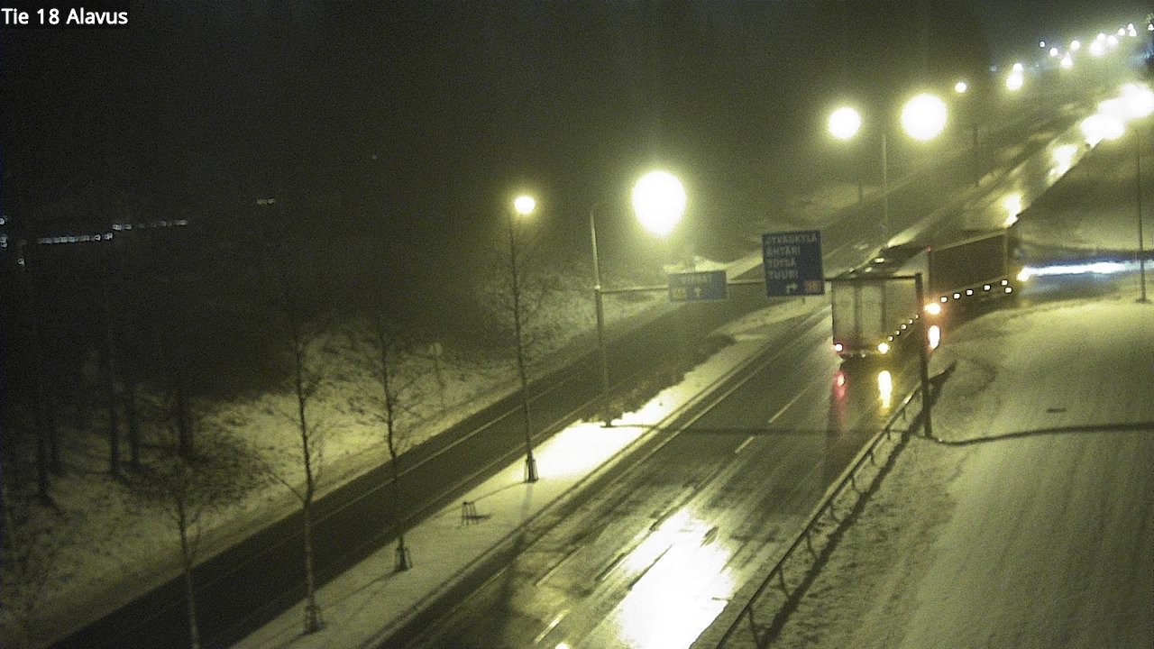 Weather Camera Image Road 18 Alavus, Alavus, Etelä-Pohjanmaa