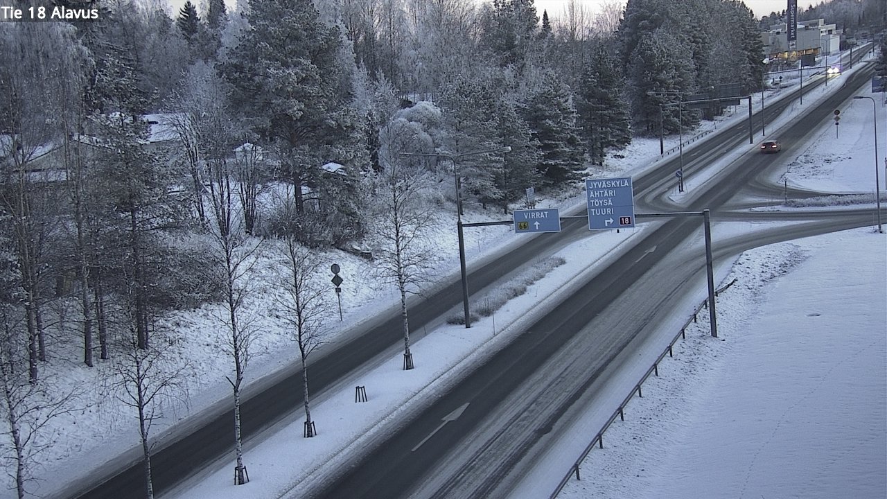 Weather Camera Image Väg 18 Alavo, Alavus, Etelä-Pohjanmaa