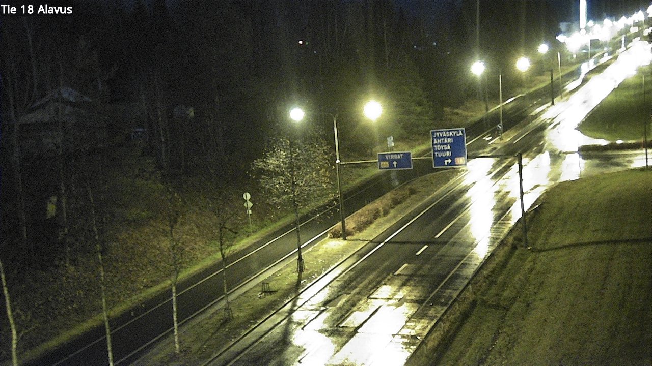 Weather Camera Image Väg 18 Alavo, Alavus, Etelä-Pohjanmaa