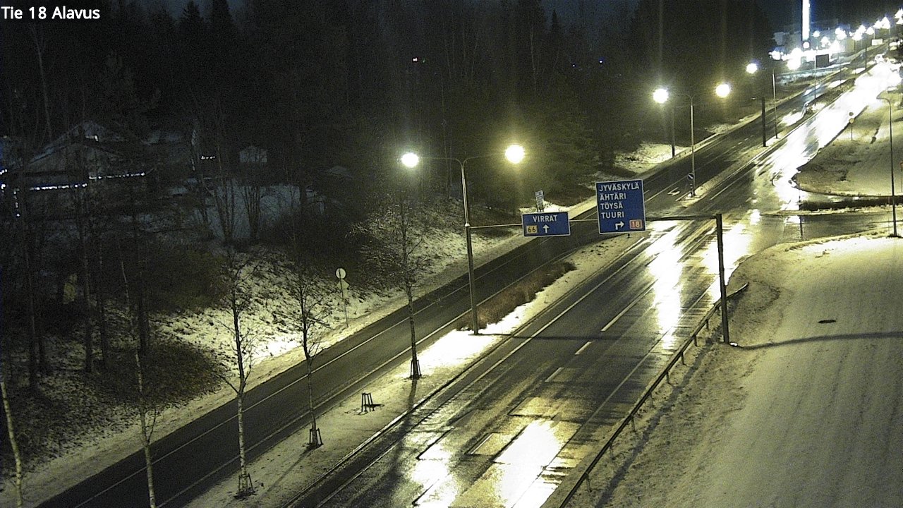 Weather Camera Image Road 18 Alavus, Alavus, Etelä-Pohjanmaa