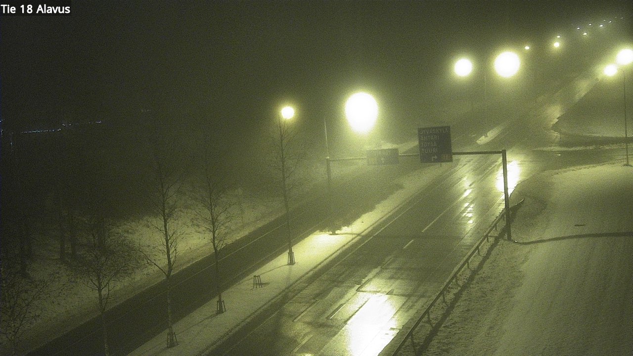 Weather Camera Image Road 18 Alavus, Alavus, Etelä-Pohjanmaa