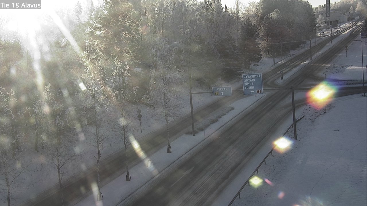 Weather Camera Image Väg 18 Alavo, Alavus, Etelä-Pohjanmaa