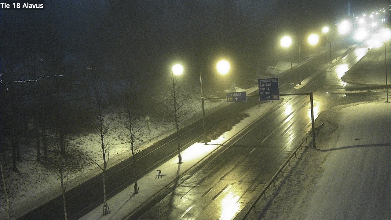 Weather Camera Image Road 18 Alavus, Alavus, Etelä-Pohjanmaa