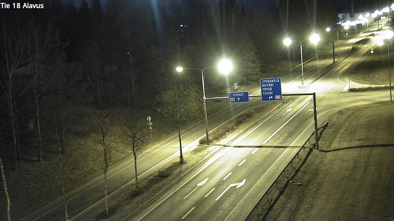 Weather Camera Image Road 18 Alavus, Alavus, Etelä-Pohjanmaa