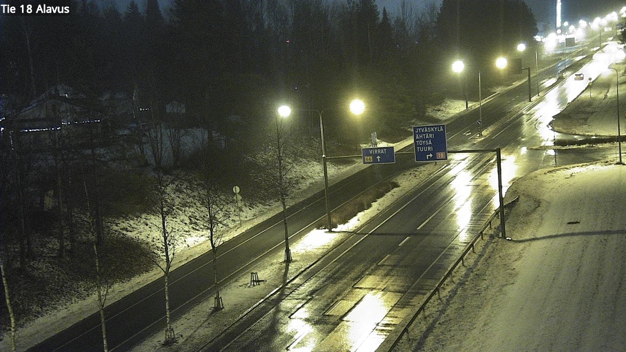 Weather Camera Image Road 18 Alavus, Alavus, Etelä-Pohjanmaa