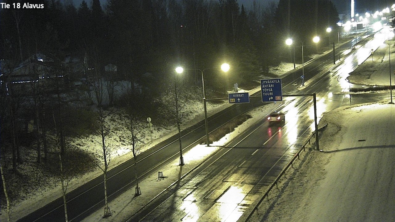 Weather Camera Image Road 18 Alavus, Alavus, Etelä-Pohjanmaa