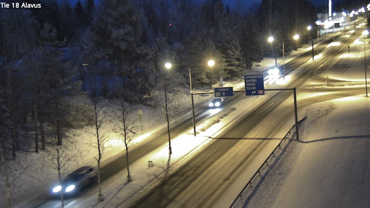 Weather Camera Image Väg 18 Alavo, Alavus, Etelä-Pohjanmaa