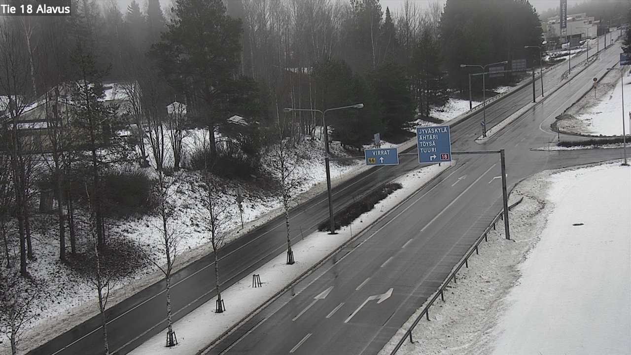 Weather Camera Image Road 18 Alavus, Alavus, Etelä-Pohjanmaa