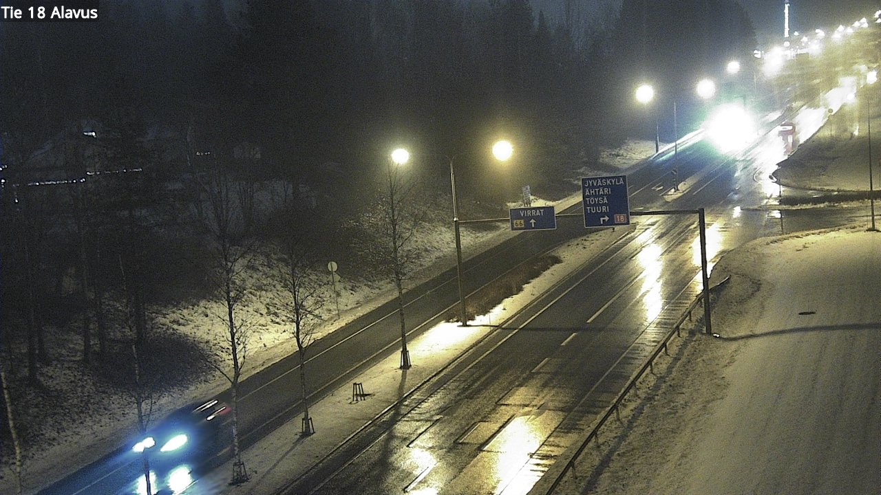 Weather Camera Image Road 18 Alavus, Alavus, Etelä-Pohjanmaa