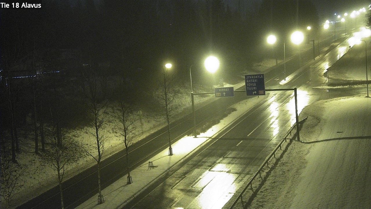 Weather Camera Image Road 18 Alavus, Alavus, Etelä-Pohjanmaa