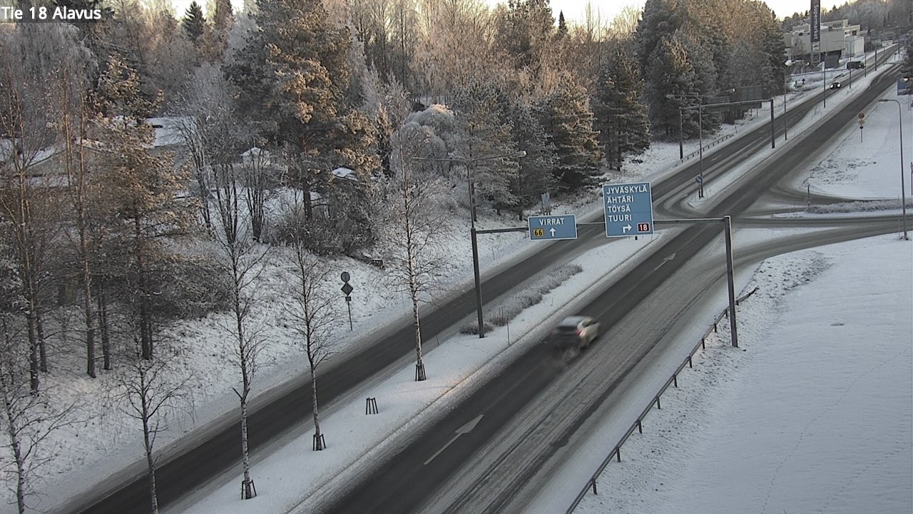 Weather Camera Image Väg 18 Alavo, Alavus, Etelä-Pohjanmaa